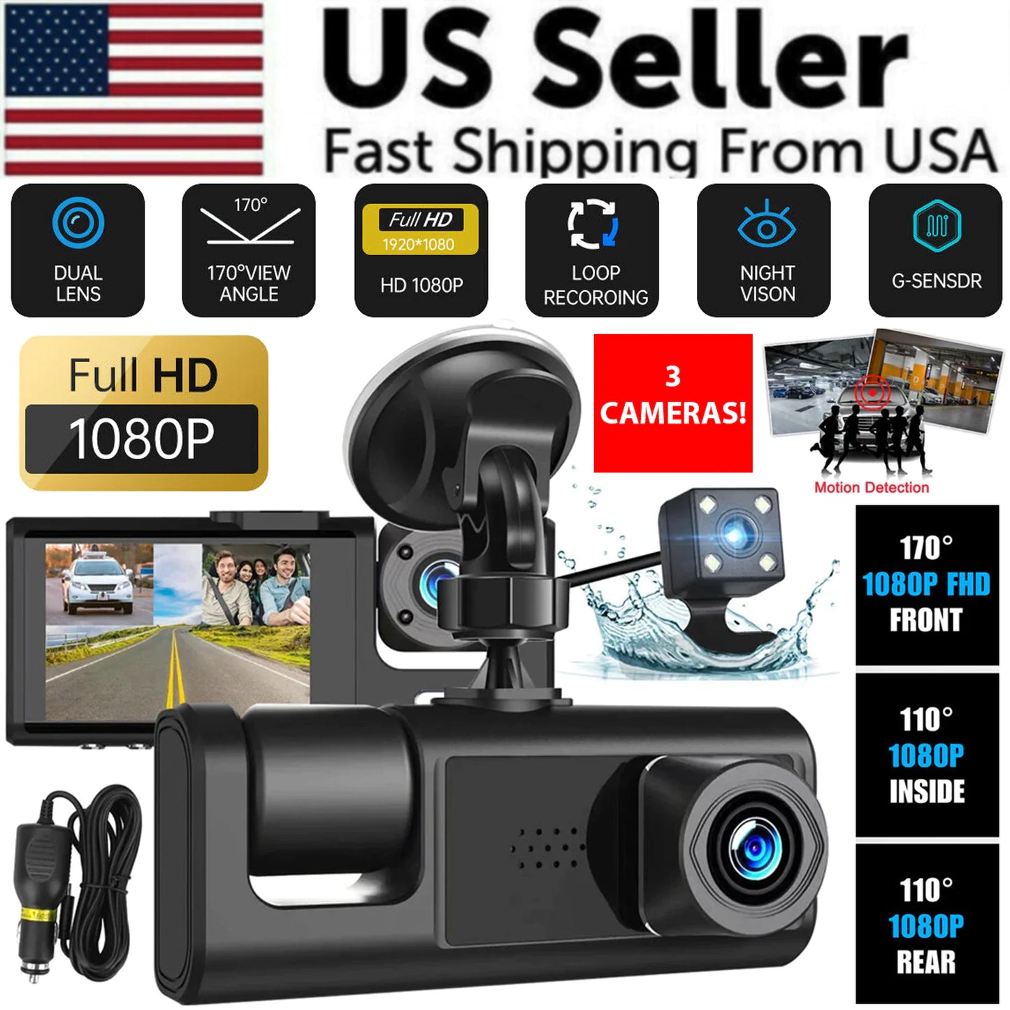 Dash Cam HD 1080P - Turbo Sales